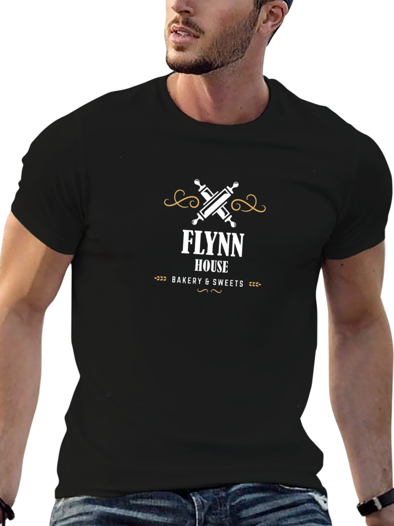 Flynn House Bakery & Sweets Black T-Shirt