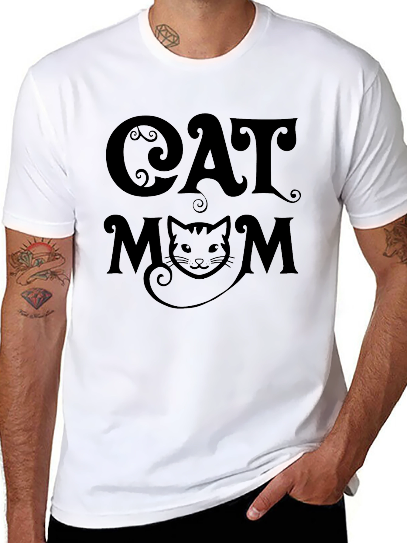 Cat Mom T-Shirt - Cute Pet Lover Tee