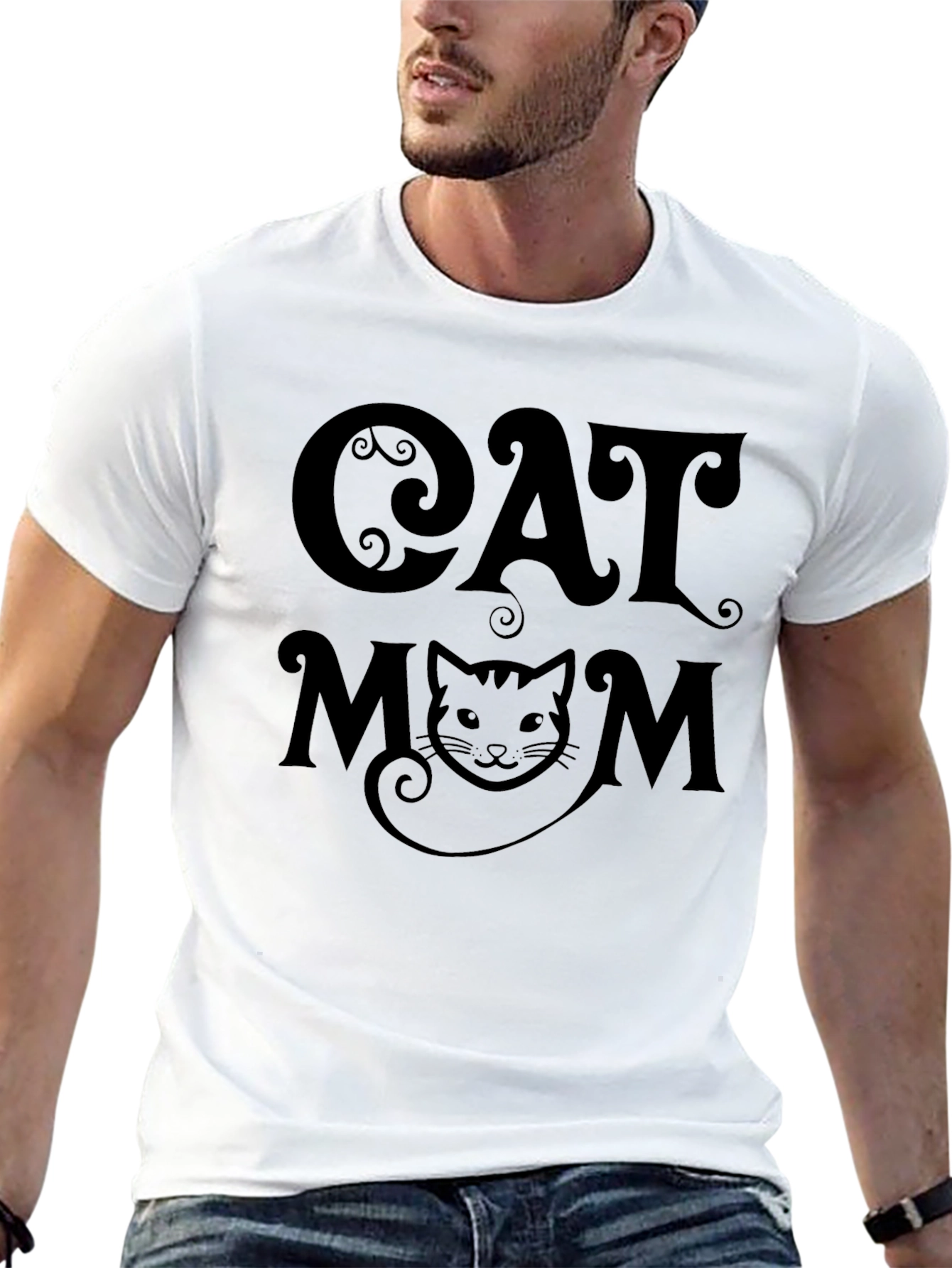 Cat Mom T-Shirt - Cute Pet Lover Tee