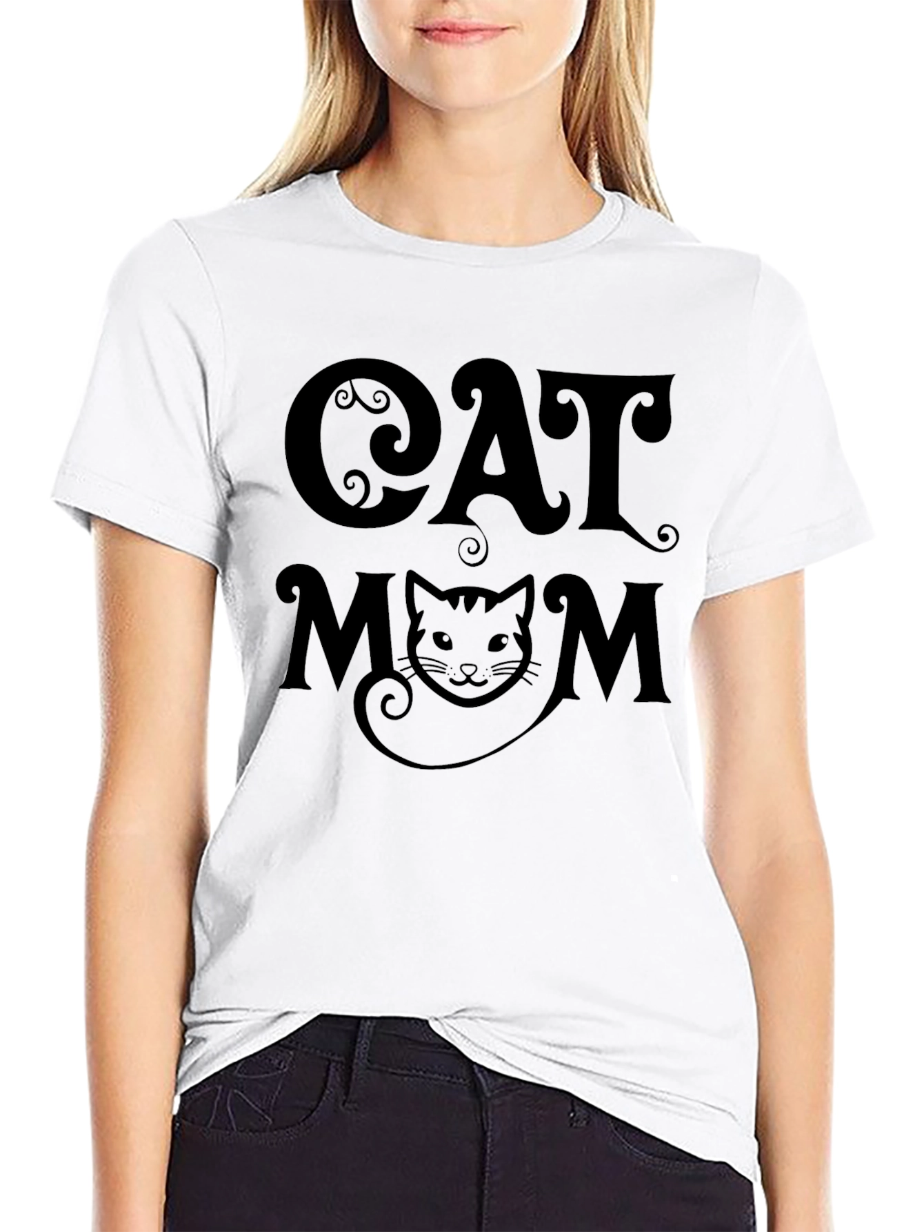 Cat Mom T-Shirt - Cute Pet Lover Tee