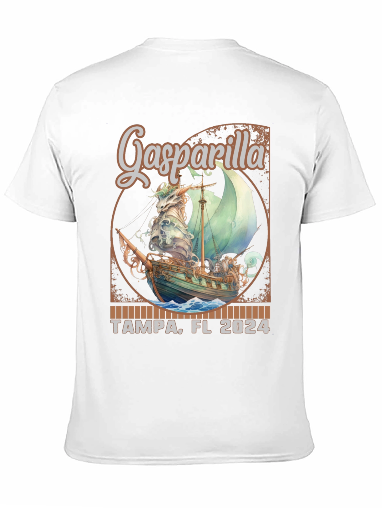 Gasparilla Tampa FL 2024 Pirate Ship T-Shirt