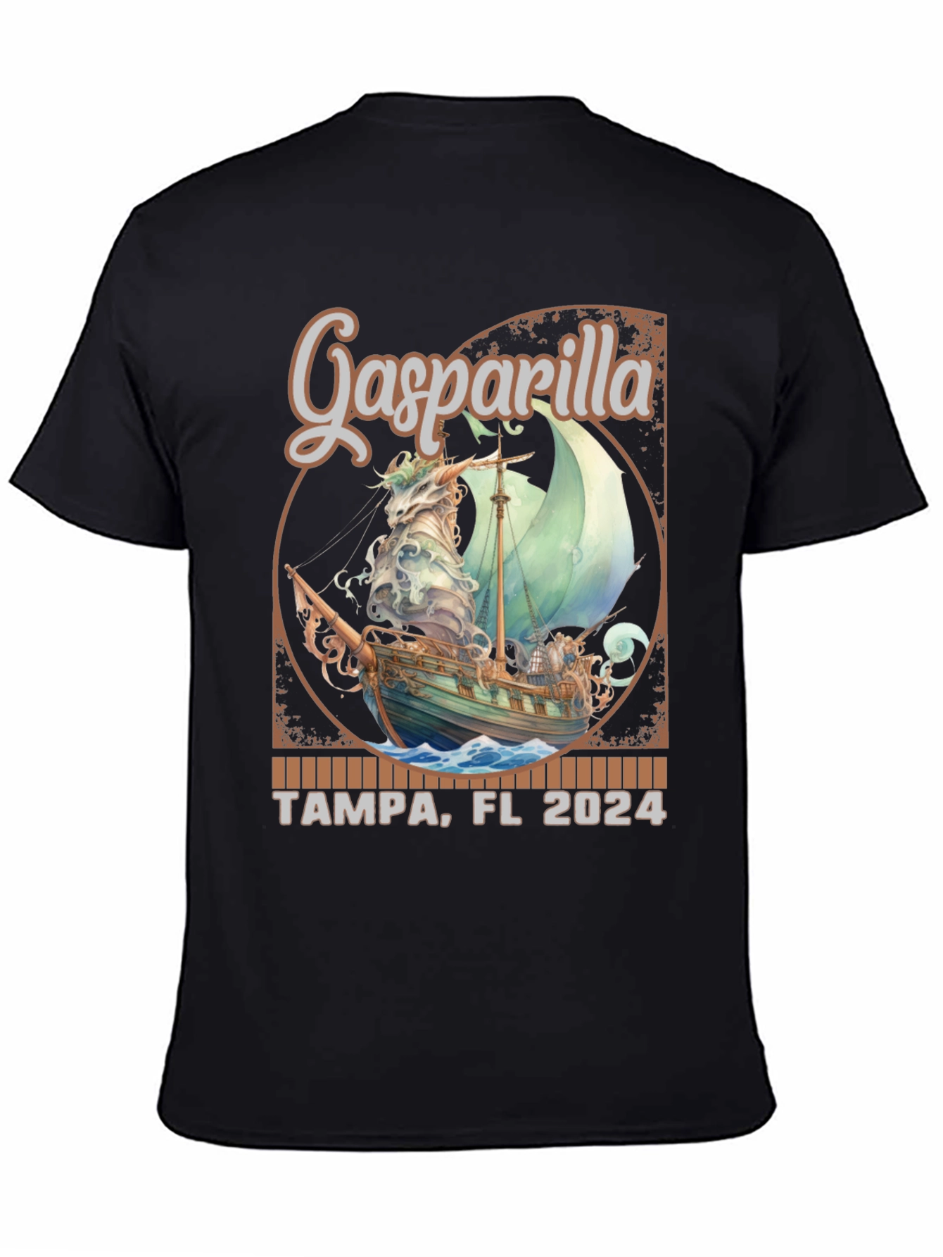 Gasparilla Tampa FL 2024 Pirate Ship T-Shirt