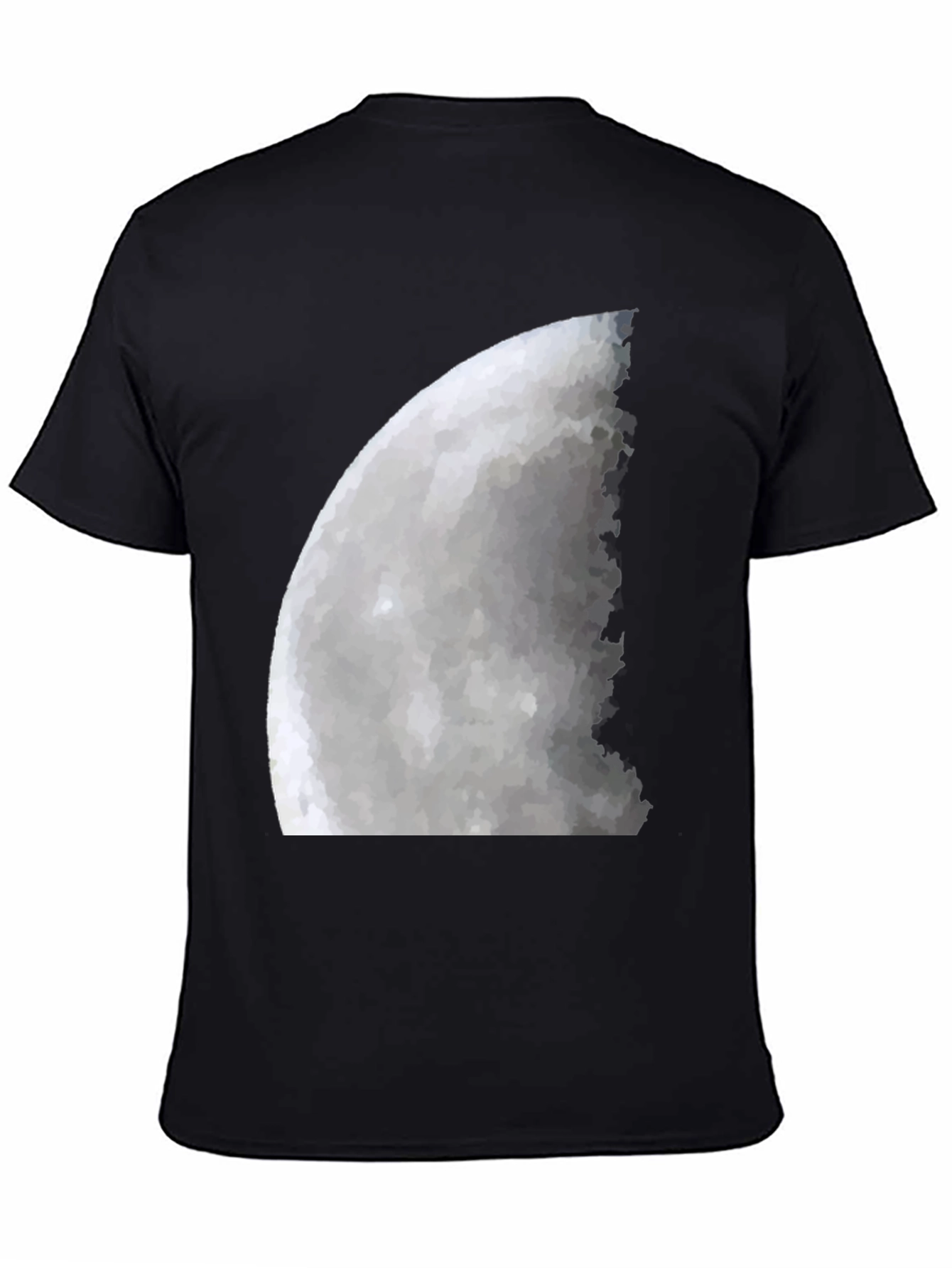Lunar Phase Graphic Tee - Mens Black T-Shirt