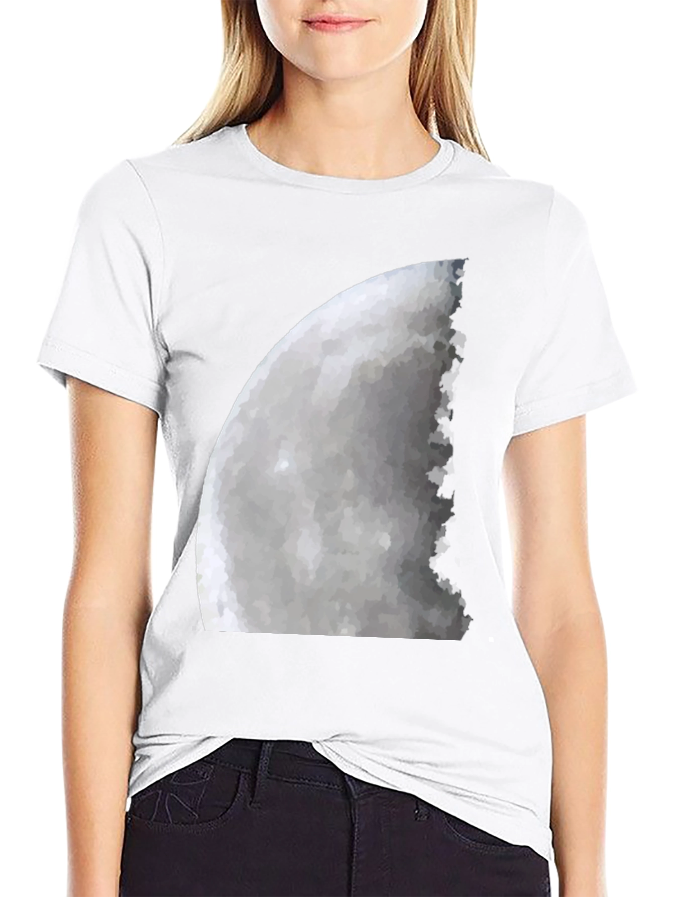 Lunar Phase Graphic Tee - Mens Black T-Shirt