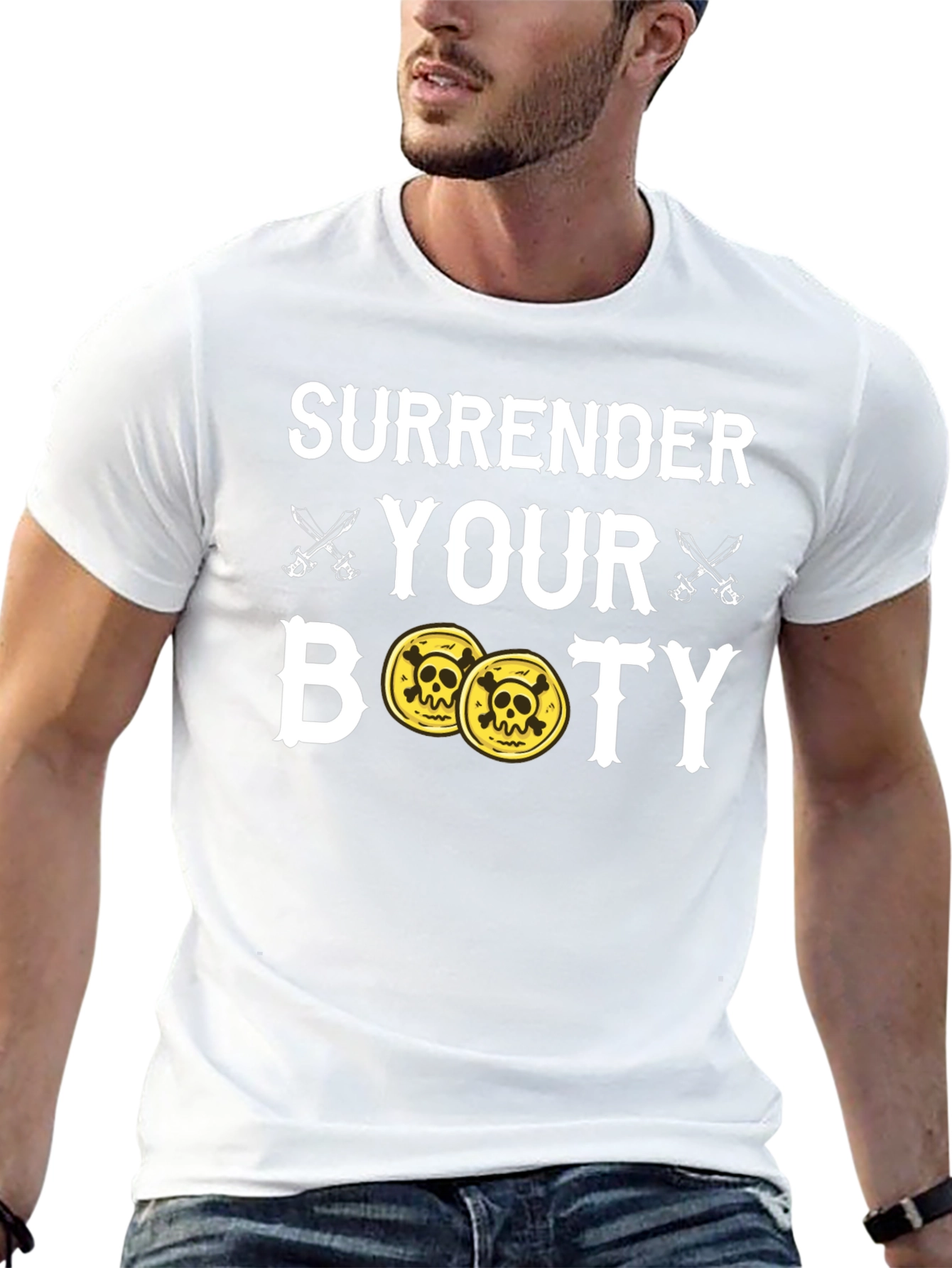 Surrender Your Booty Pirate T-Shirt
