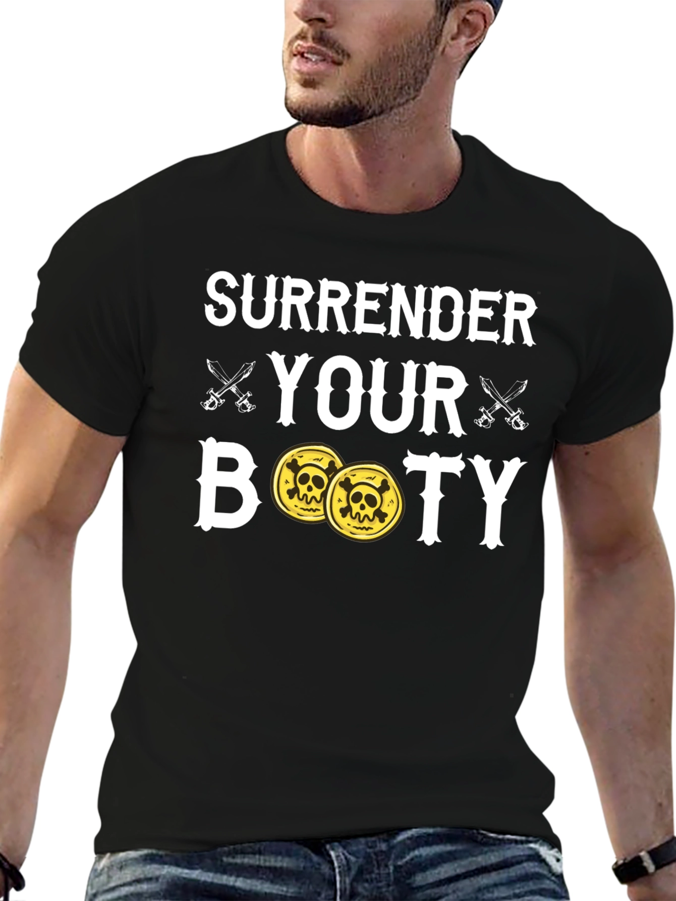 Surrender Your Booty Pirate T-Shirt