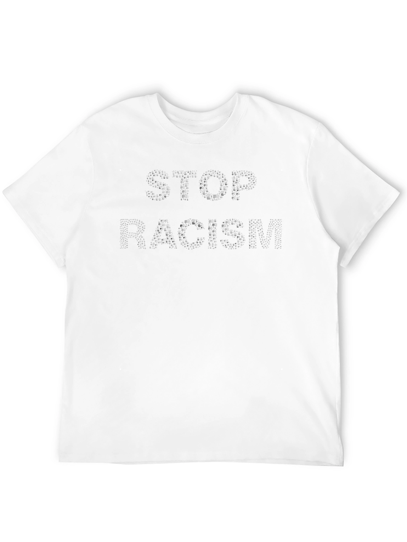 Stop Racism Graphic T-Shirt - Black