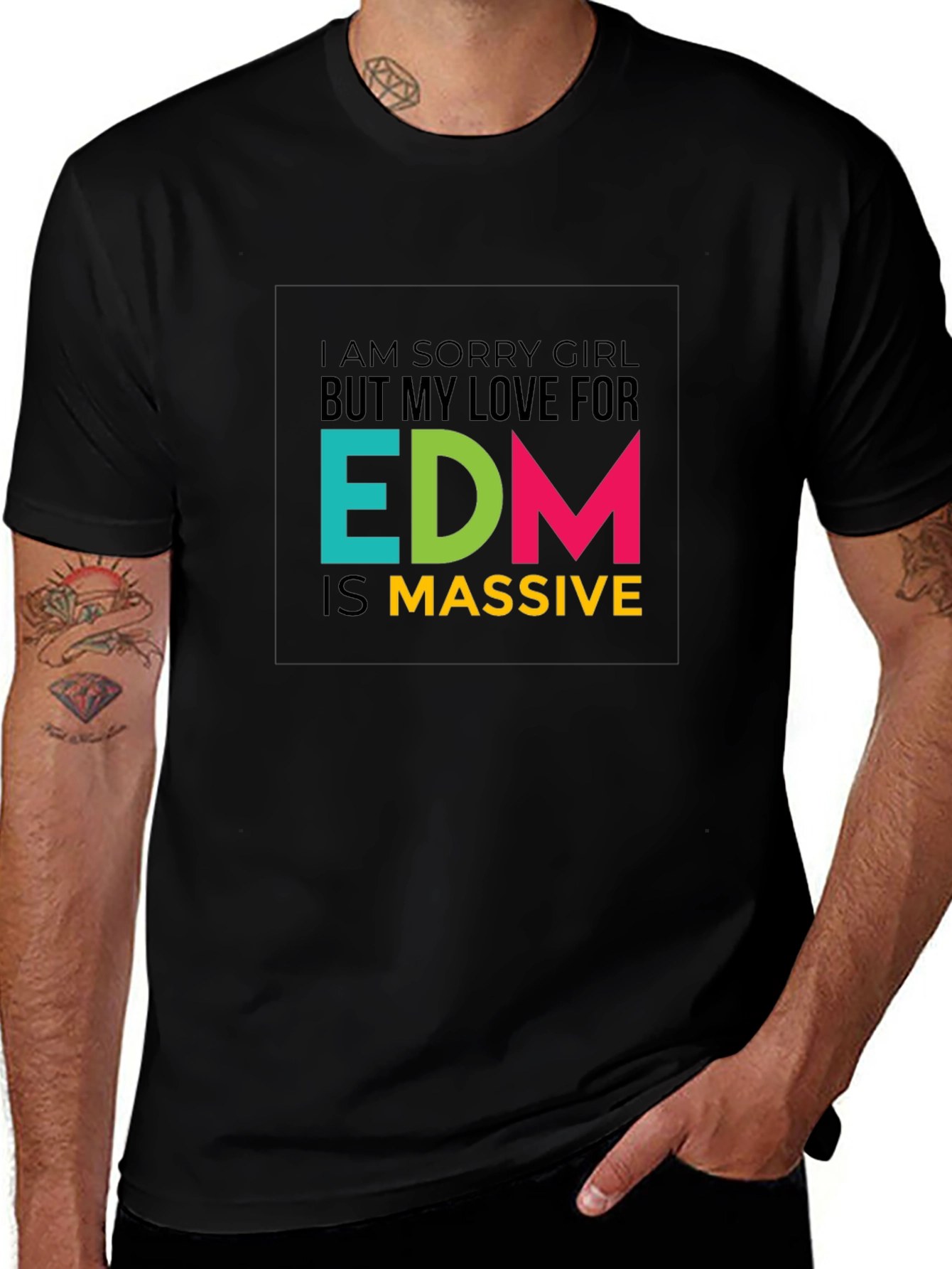 EDM Lover Graphic T-Shirt - Funny Music Tee