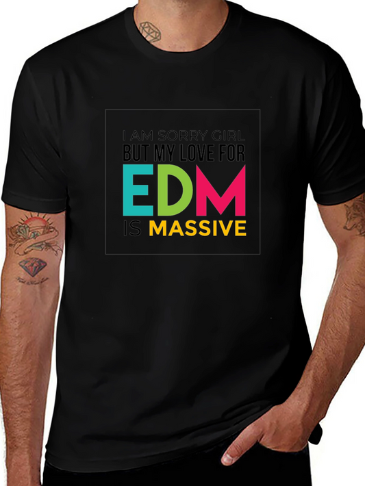 EDM Lover Graphic T-Shirt - Funny Music Tee