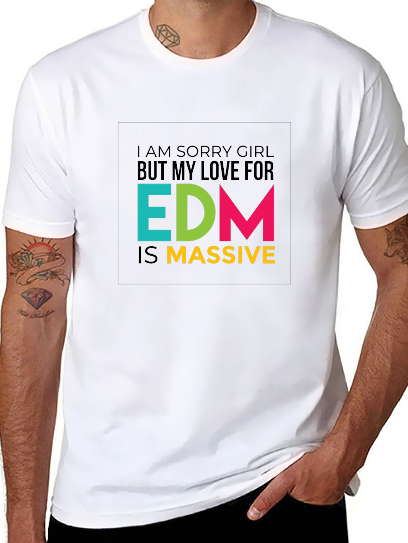 EDM Lover Graphic T-Shirt - Funny Music Tee