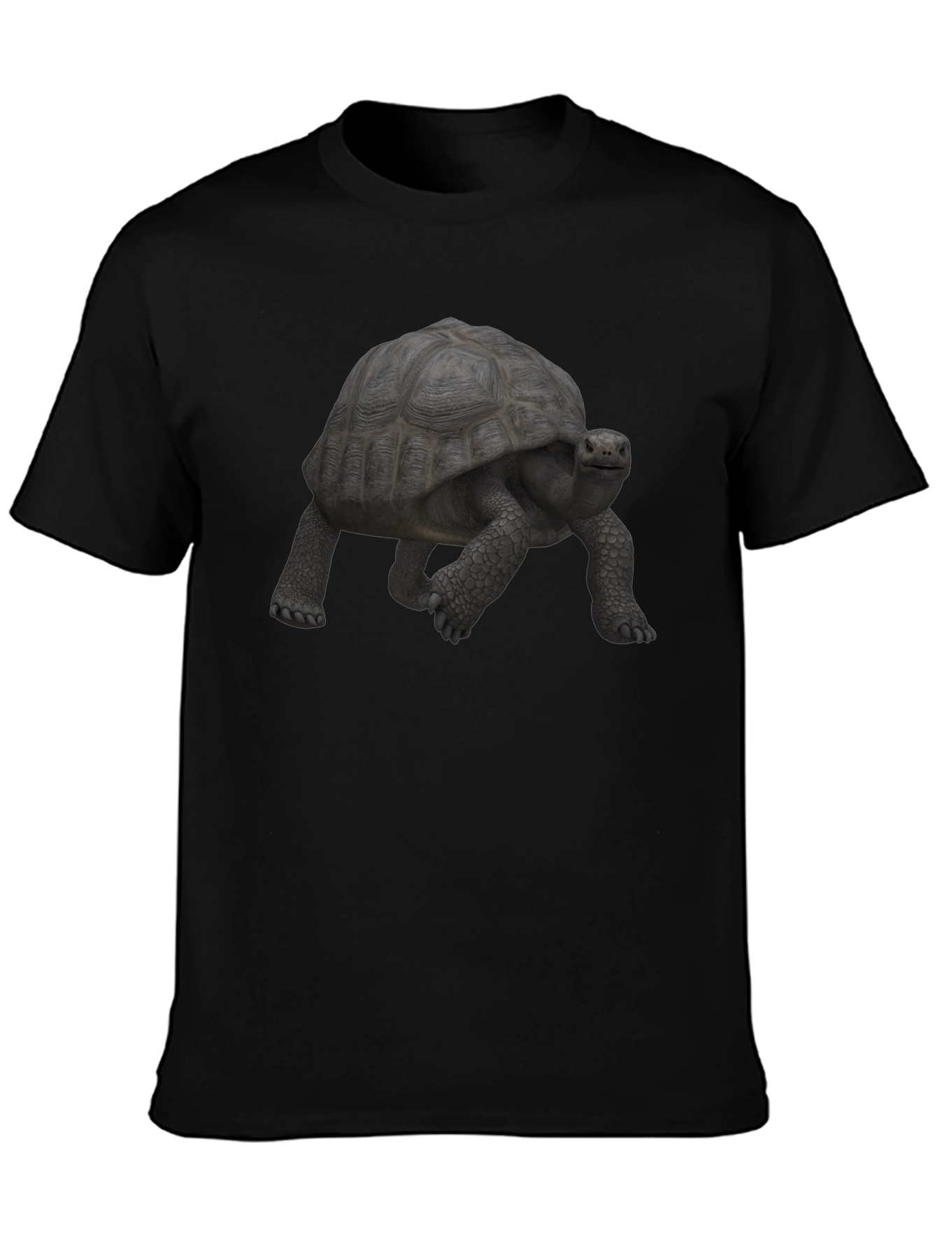 Turtle Graphic Tee - Black Casual Shirt