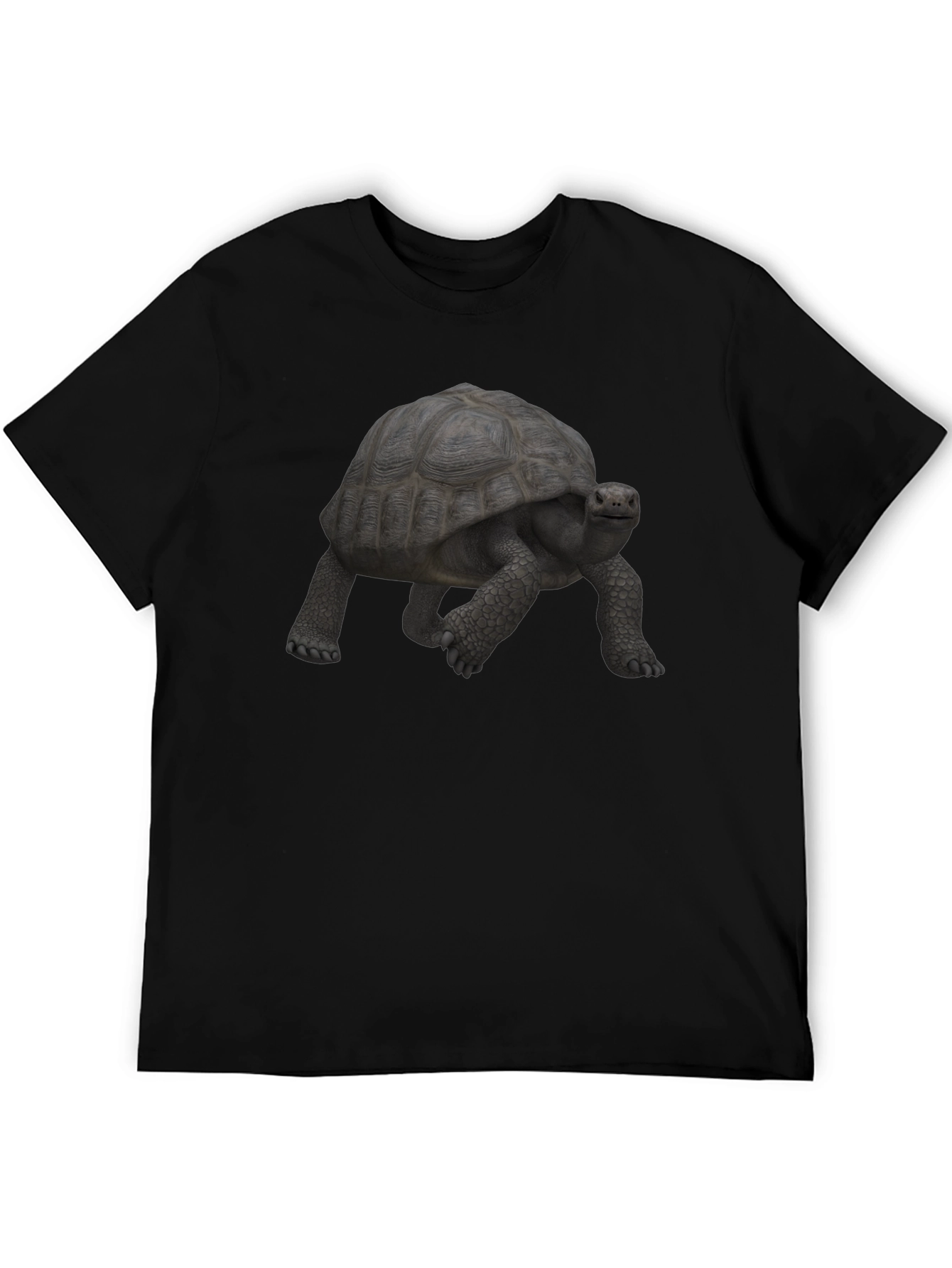 Turtle Graphic Tee - Black Casual Shirt