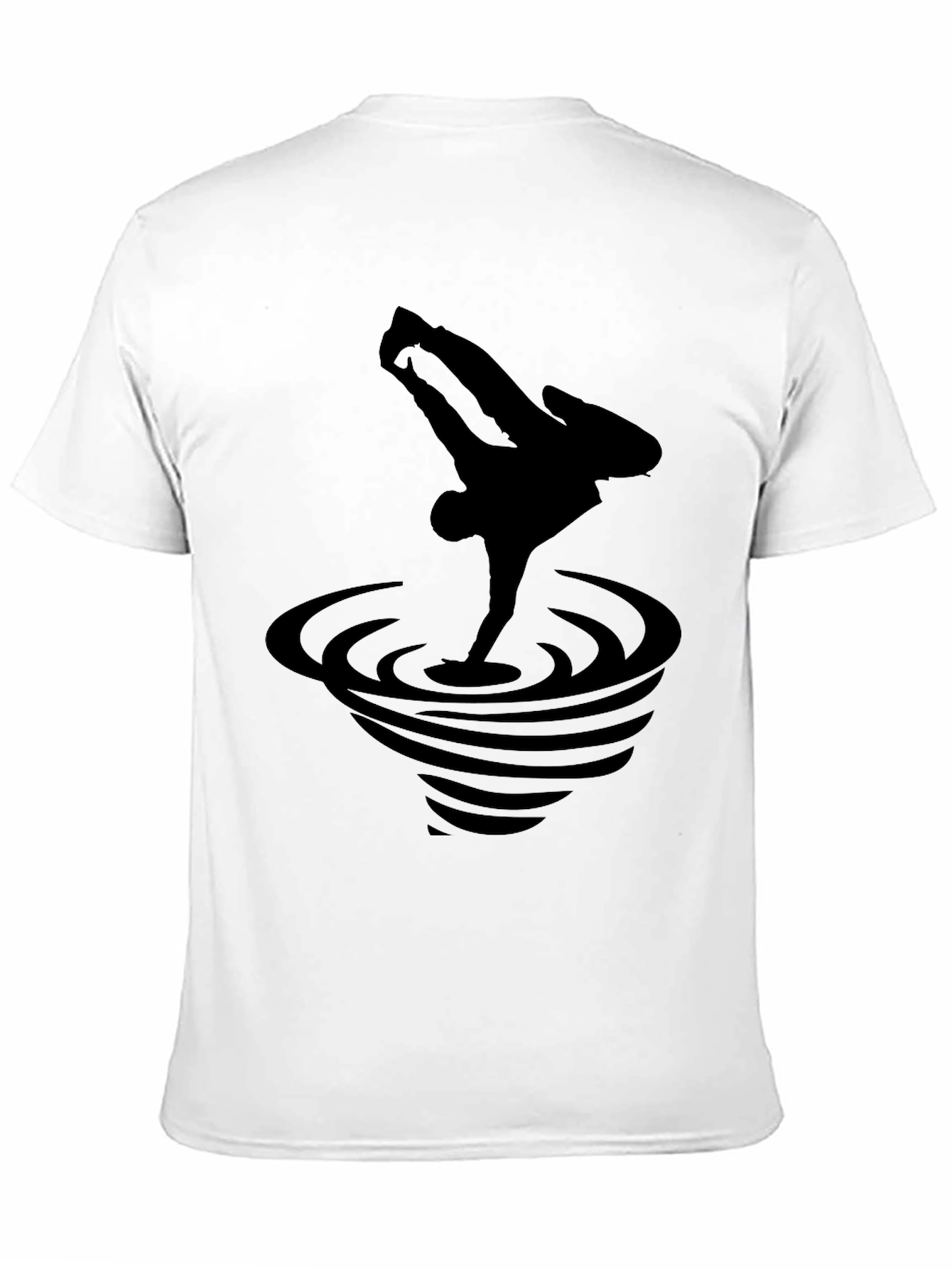 Black Breakdance Graphic Tee - Stylish Mens T-Shirt