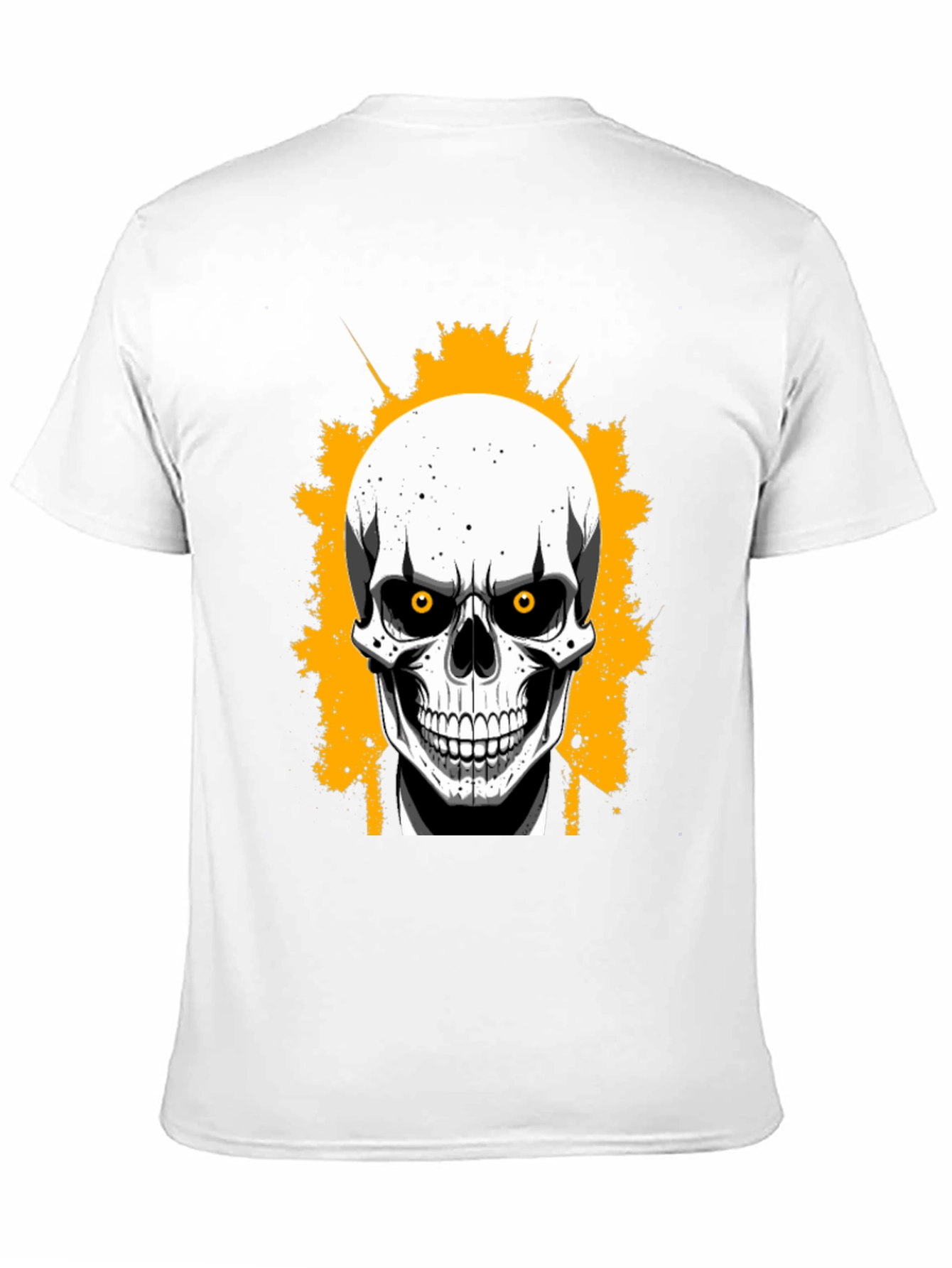Skull in Suit Graphic Tee - Mens Black T-Shirt