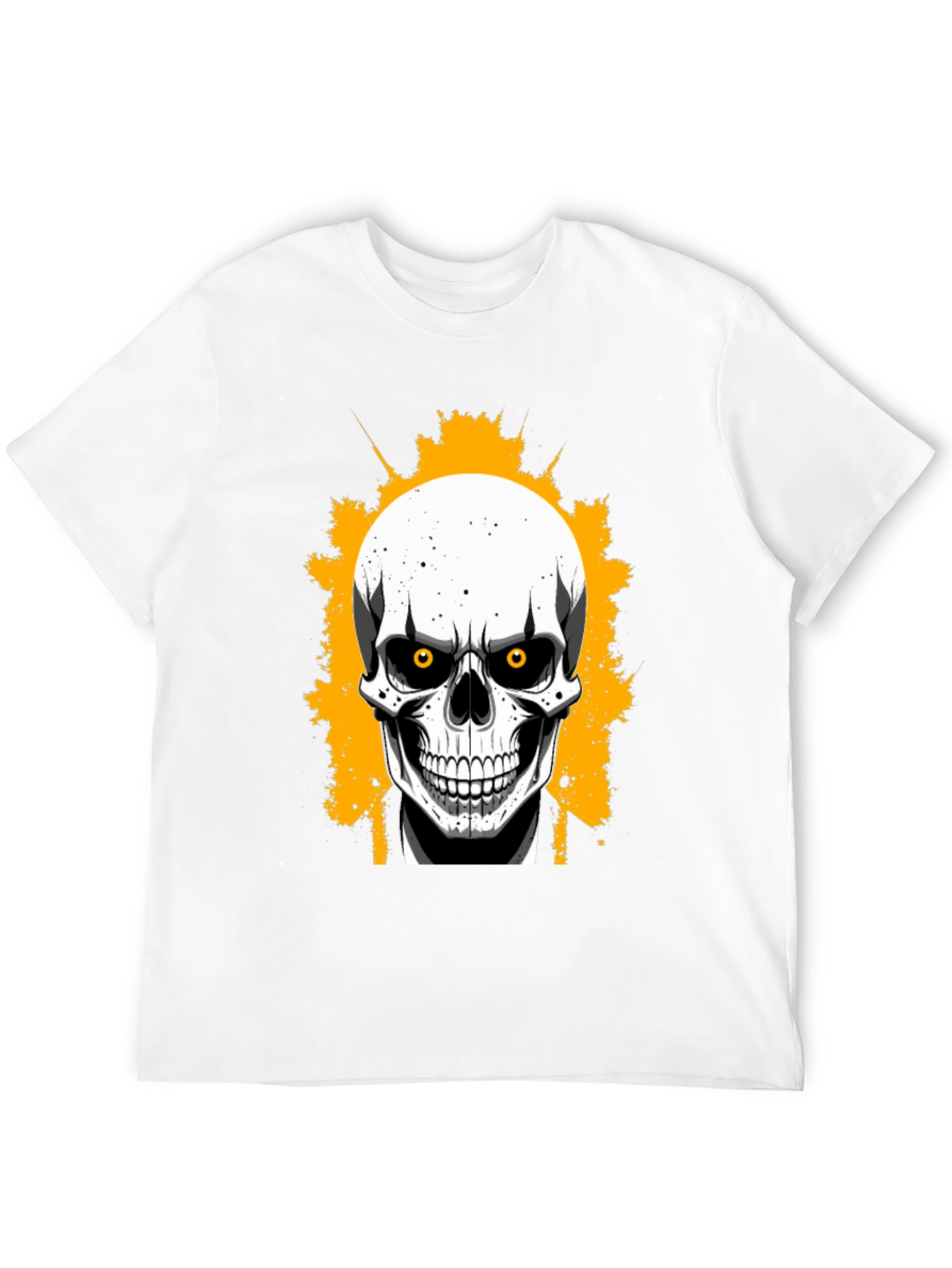 Skull in Suit Graphic Tee - Mens Black T-Shirt