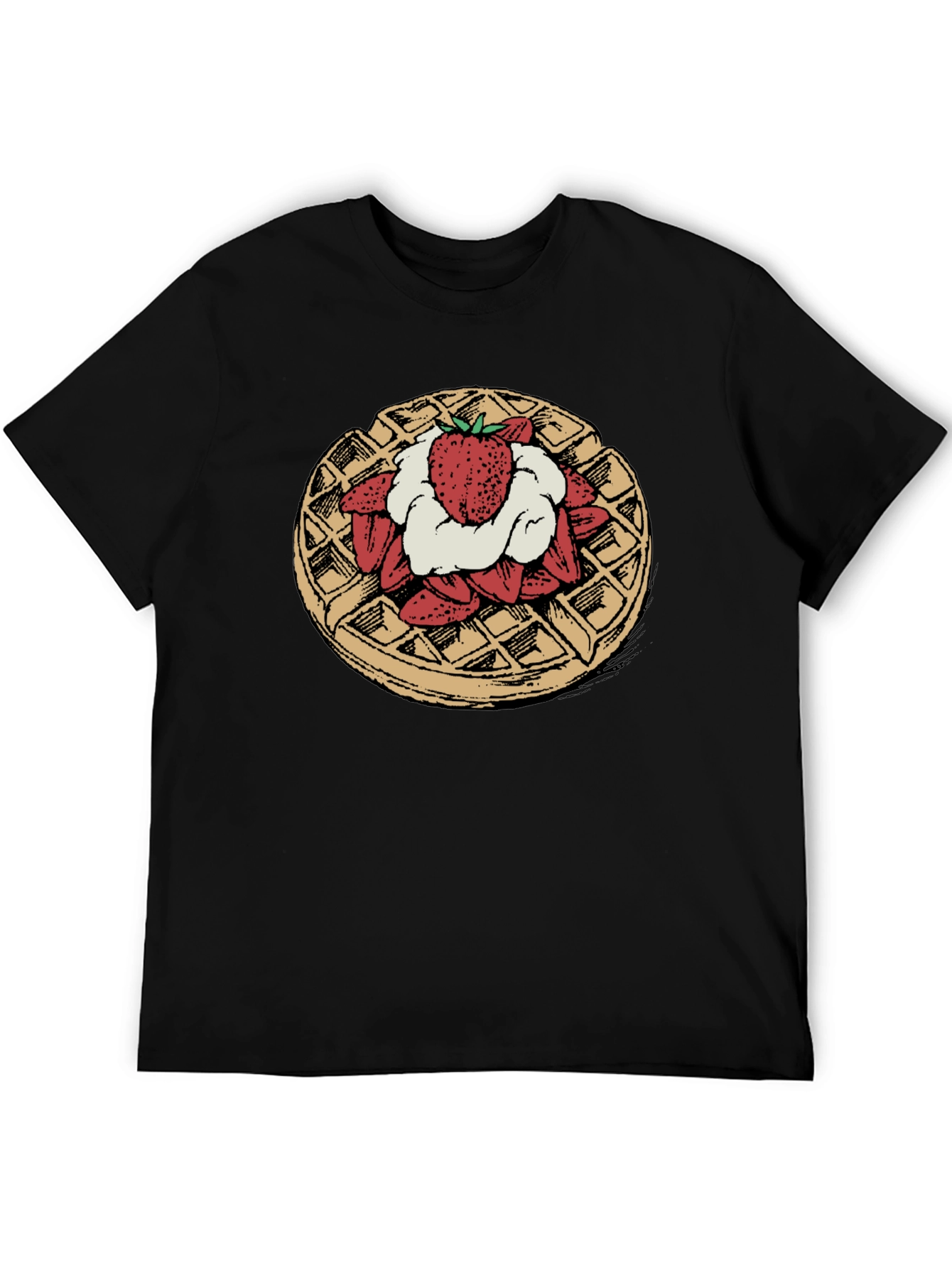Waffle & Strawberries Graphic Tee