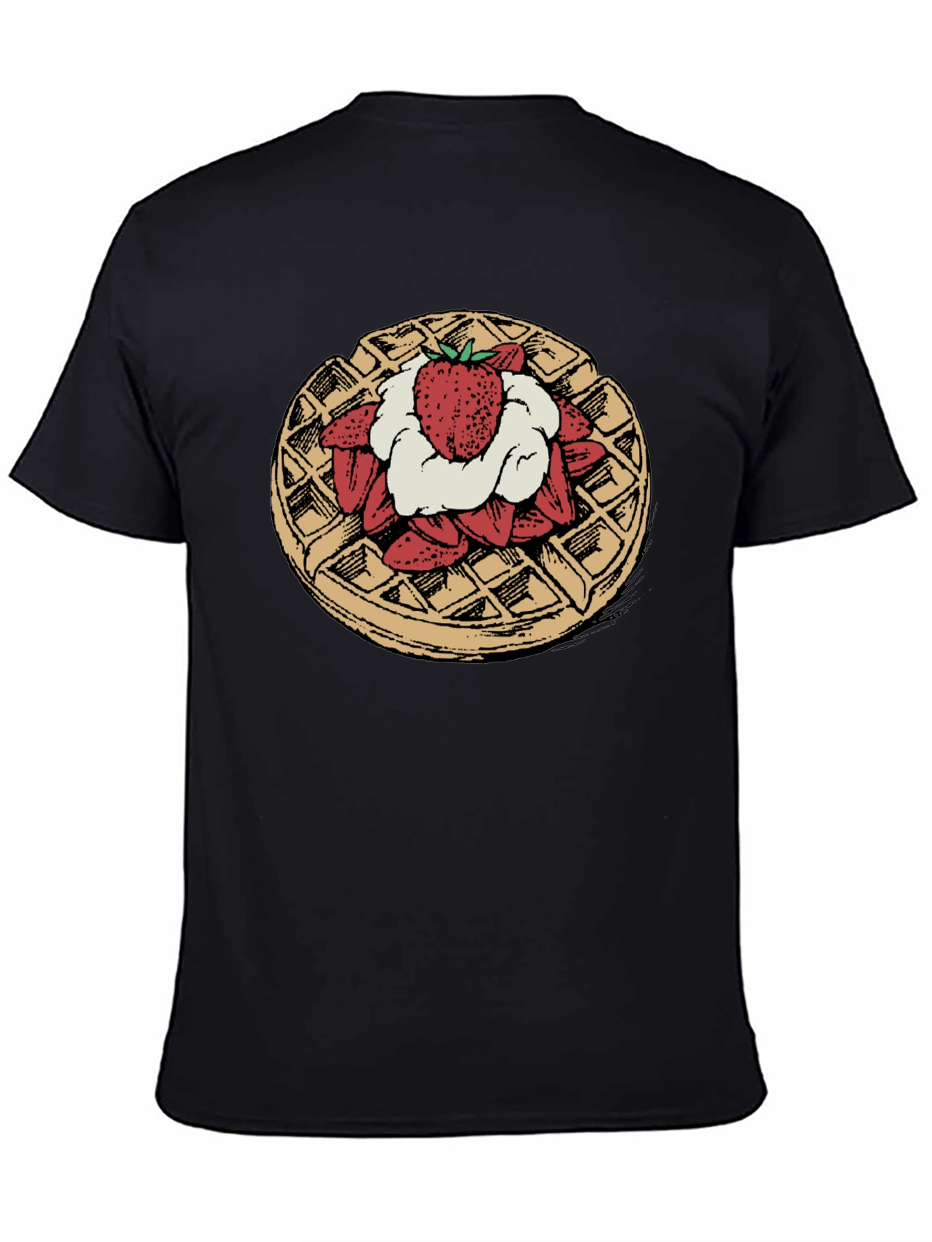 Waffle & Strawberries Graphic Tee