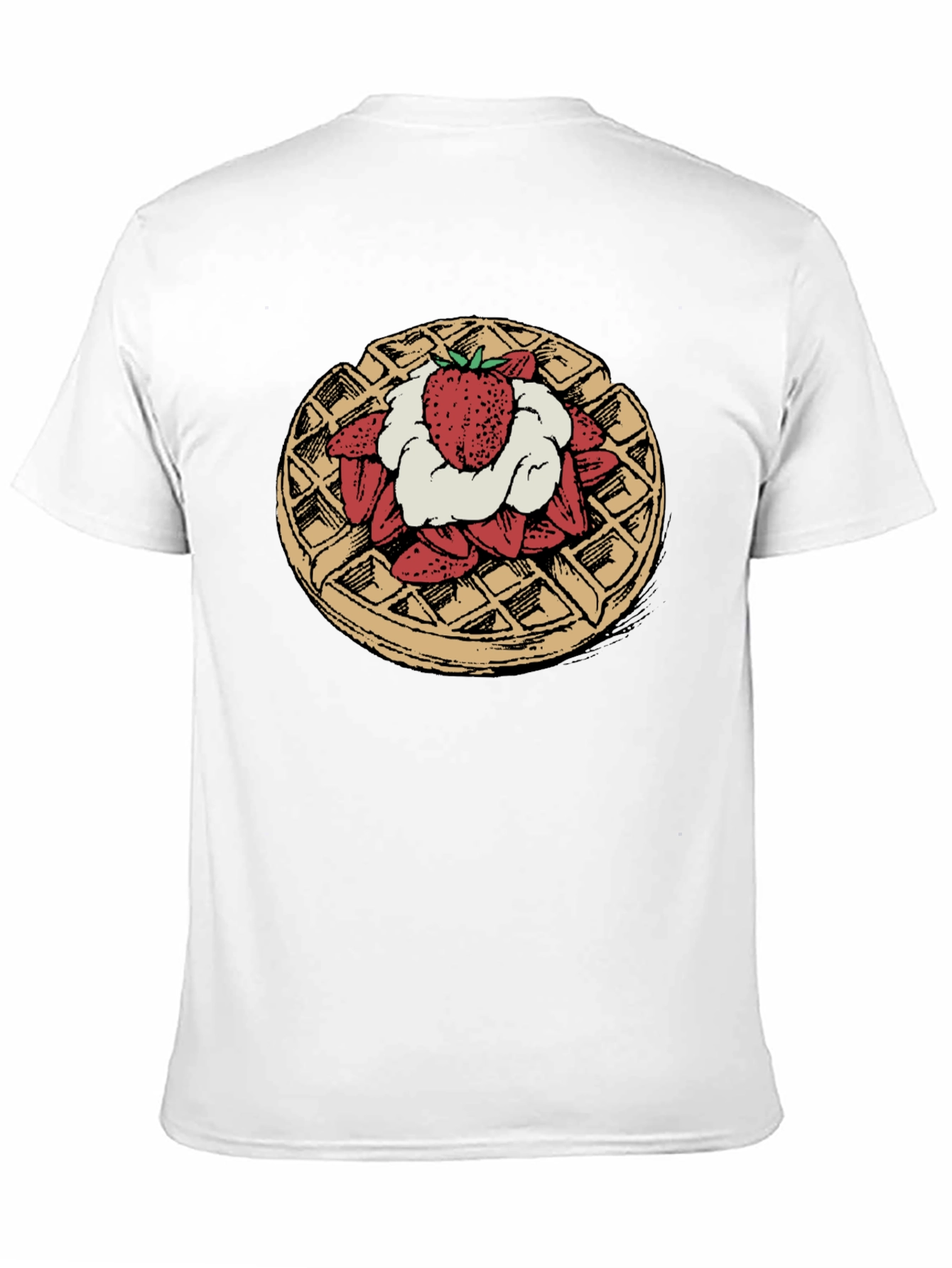 Waffle & Strawberries Graphic Tee
