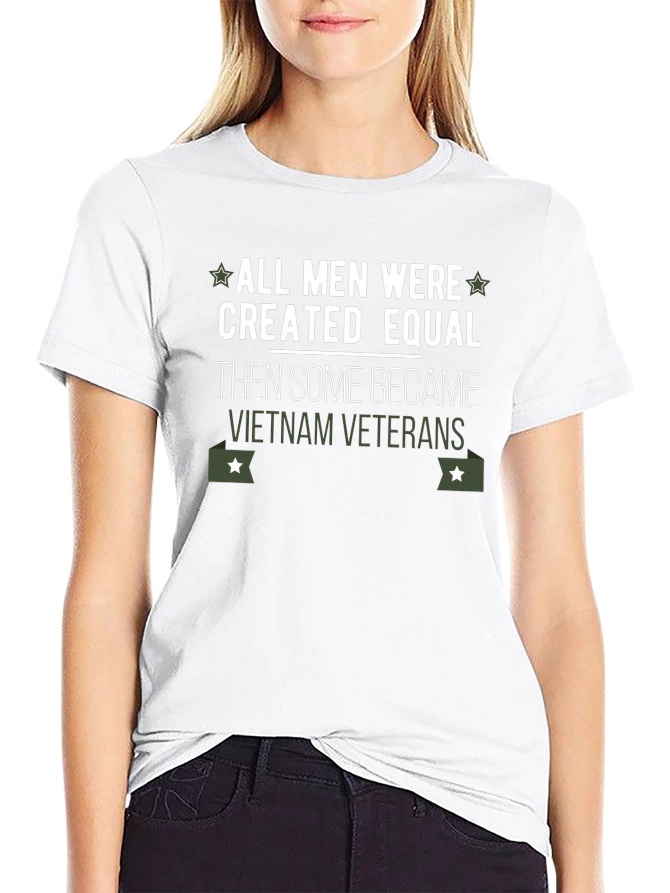 Vietnam Veteran T-Shirt - All Men are Created Equal