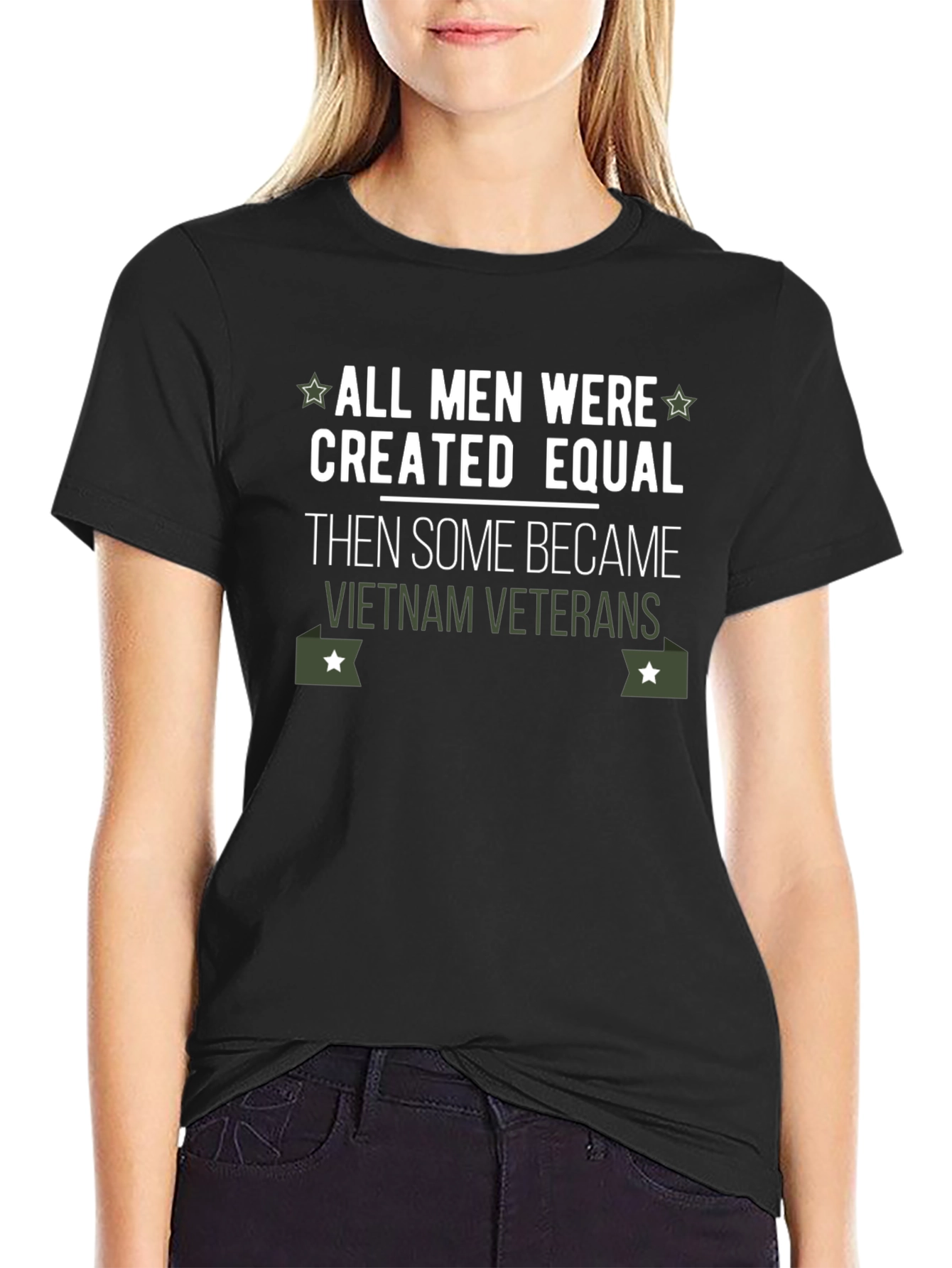 Vietnam Veteran T-Shirt - All Men are Created Equal