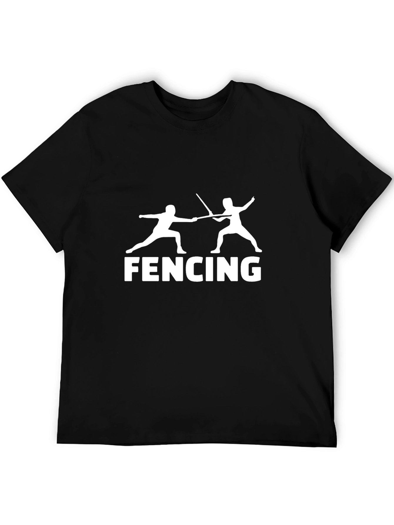 Fencing Graphic Tee - Swordplay Enthusiast Shirt
