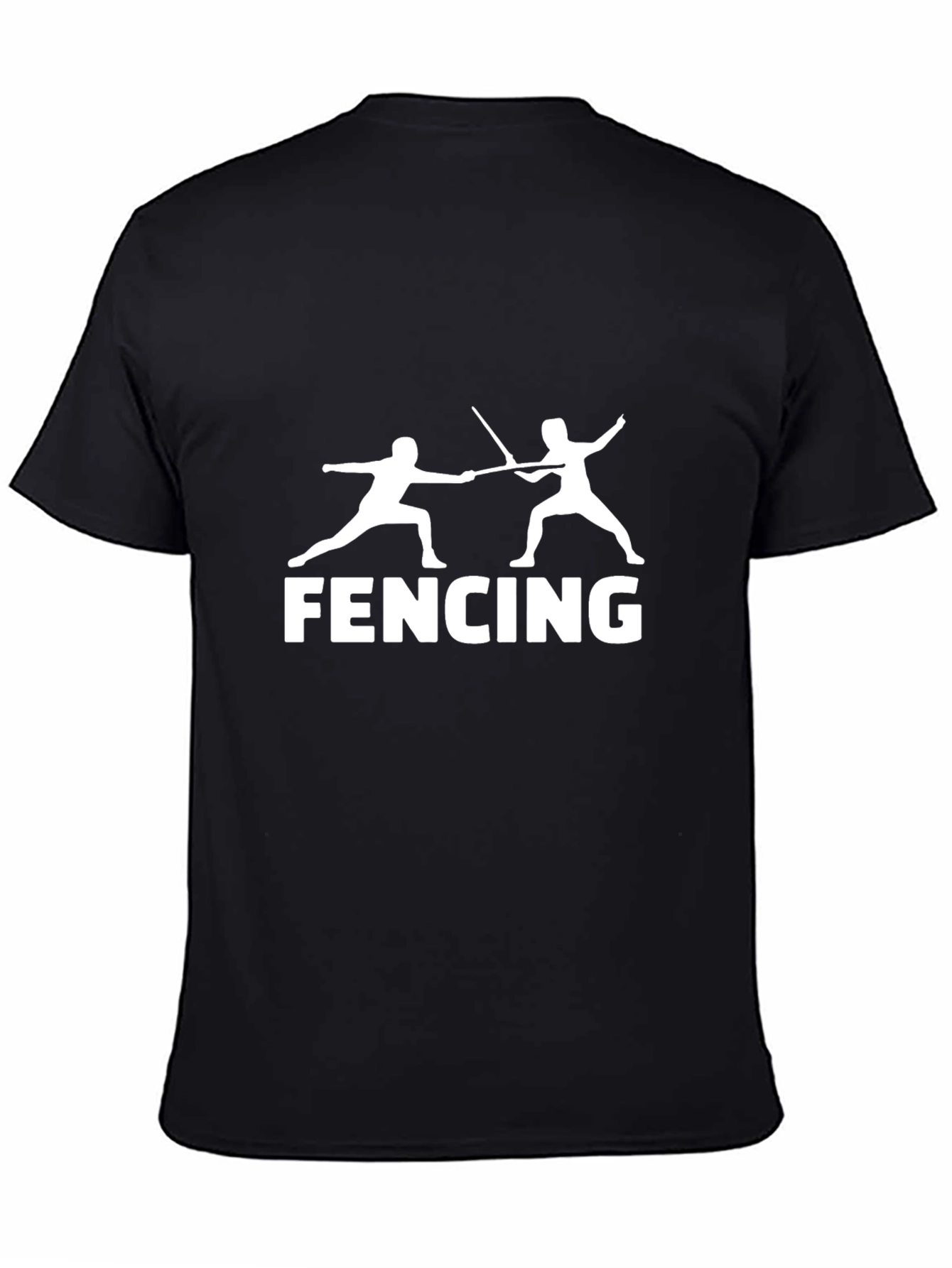 Fencing Graphic Tee - Swordplay Enthusiast Shirt