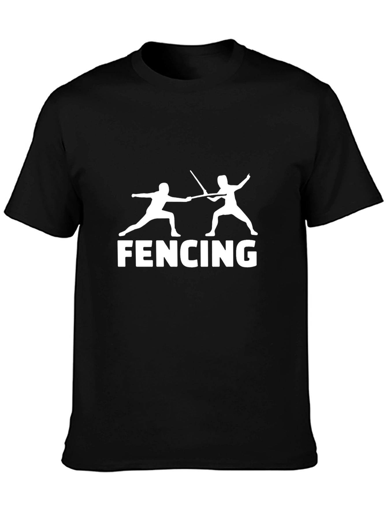 Fencing Graphic Tee - Swordplay Enthusiast Shirt