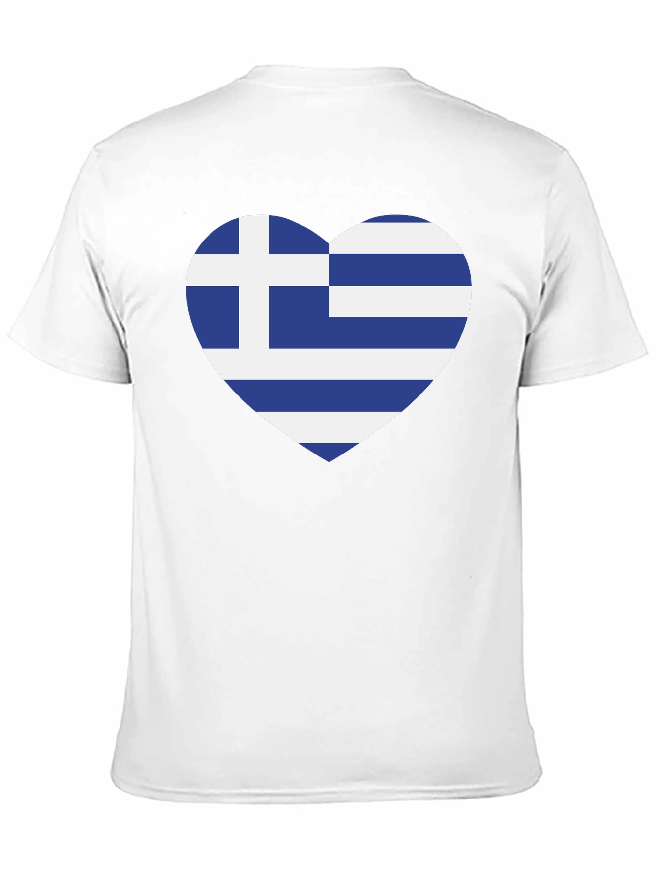 Greece Flag Heart T-Shirt - Show Your Love!