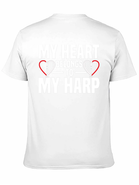 My Heart Belongs To My Harp T-Shirt