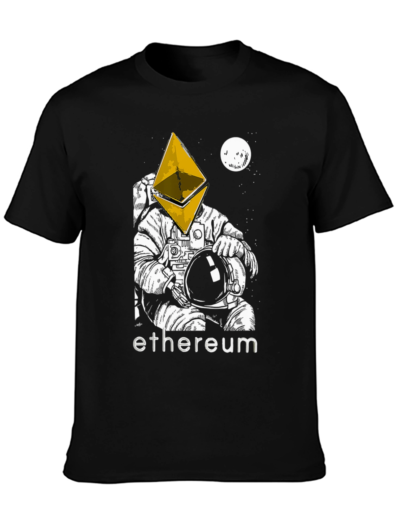 Ethereum Astronaut T-Shirt - Crypto Space Traveler