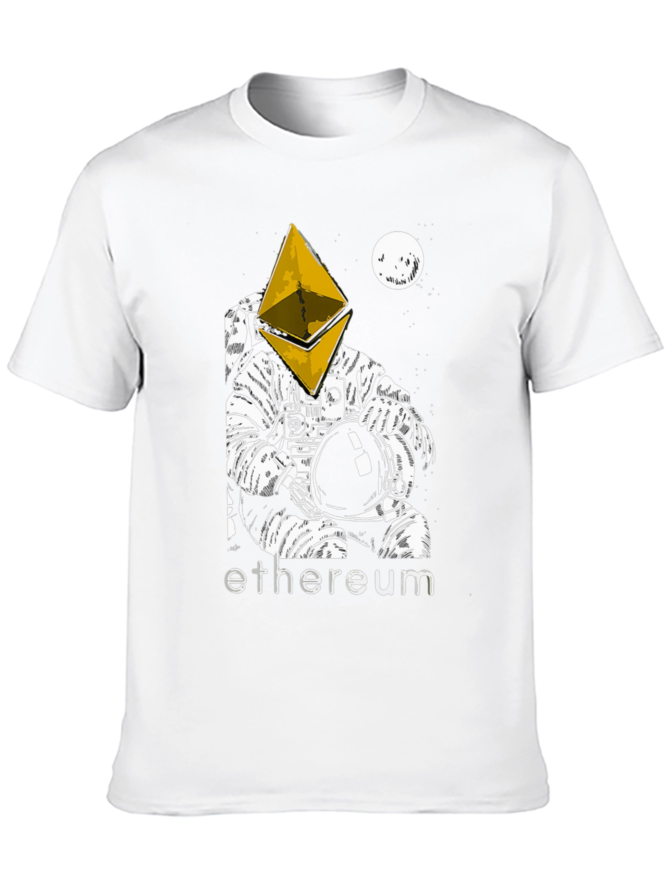 Ethereum Astronaut T-Shirt - Crypto Space Traveler
