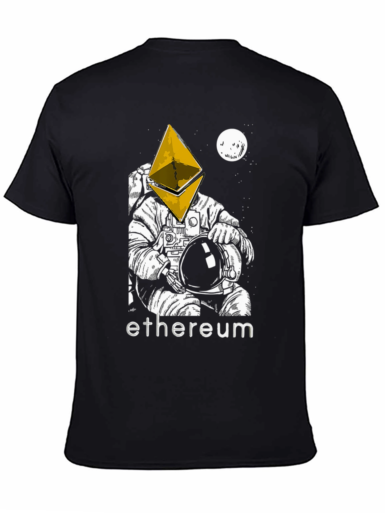 Ethereum Astronaut T-Shirt - Crypto Space Traveler