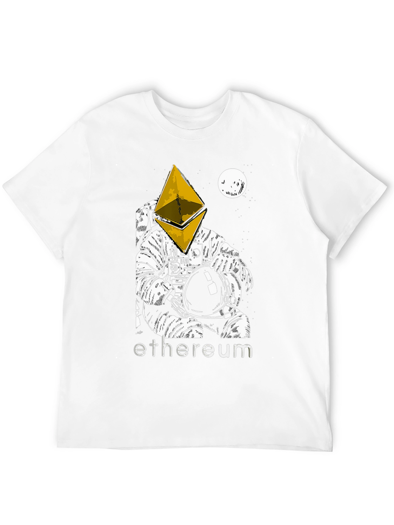 Ethereum Astronaut T-Shirt - Crypto Space Traveler