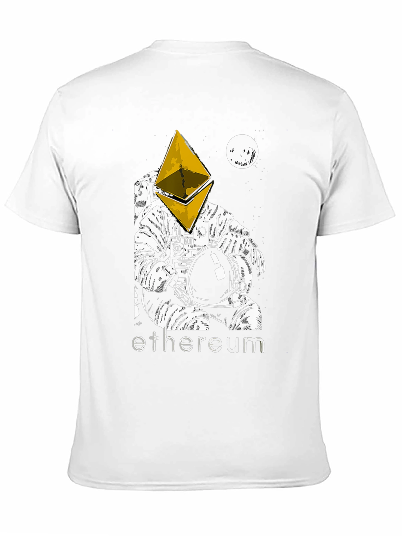 Ethereum Astronaut T-Shirt - Crypto Space Traveler