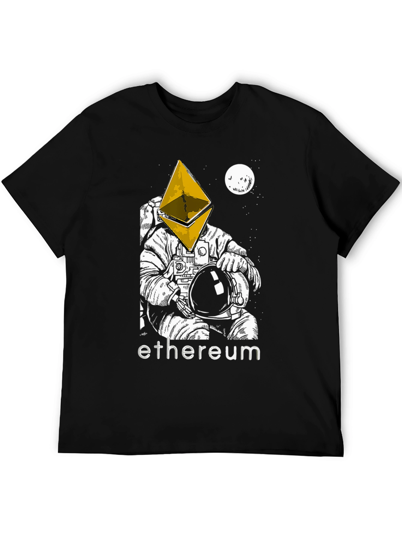 Ethereum Astronaut T-Shirt - Crypto Space Traveler