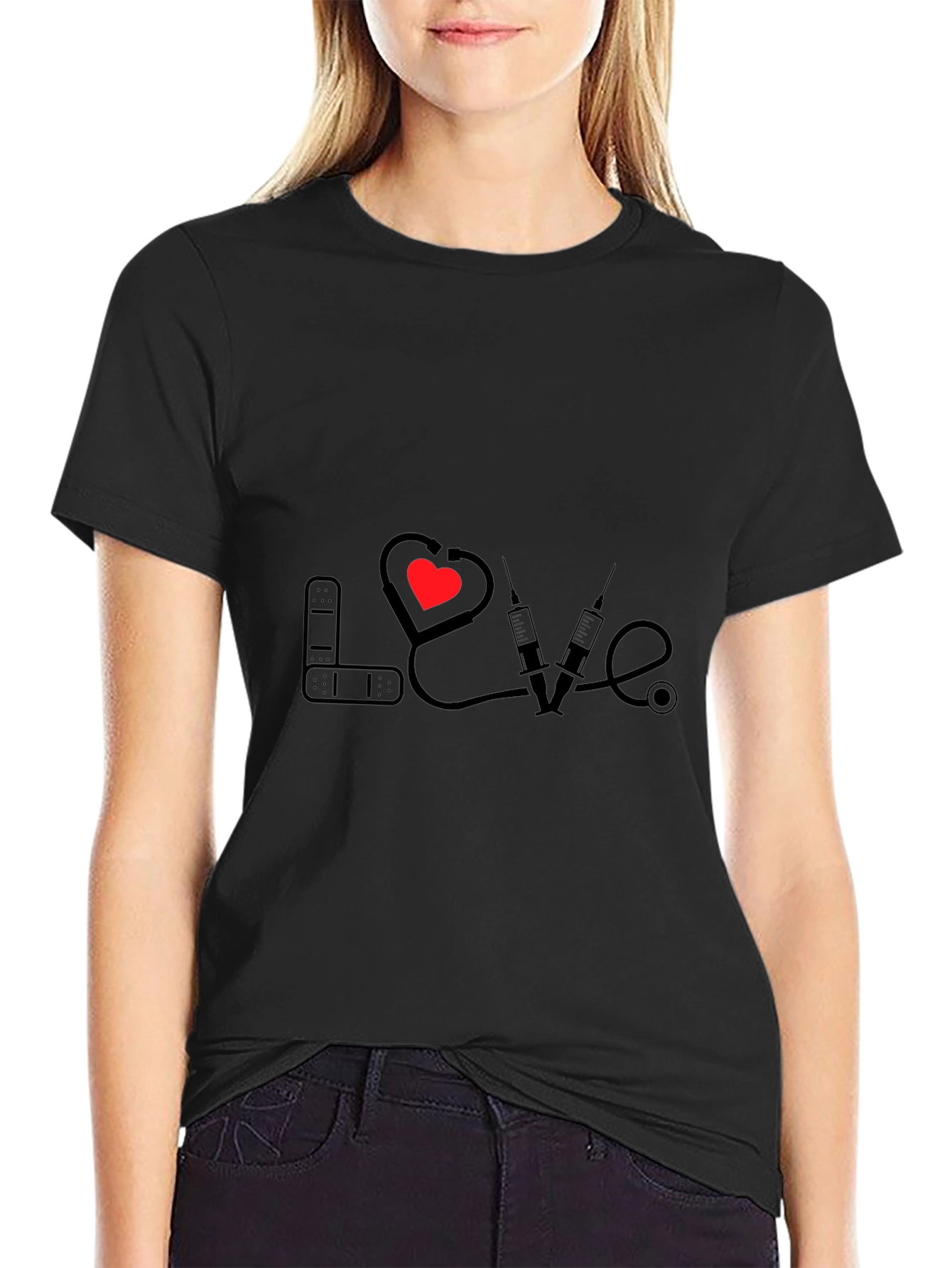 Love Medicine Graphic Tee - Nurse/Doctor Gift T-Shirt