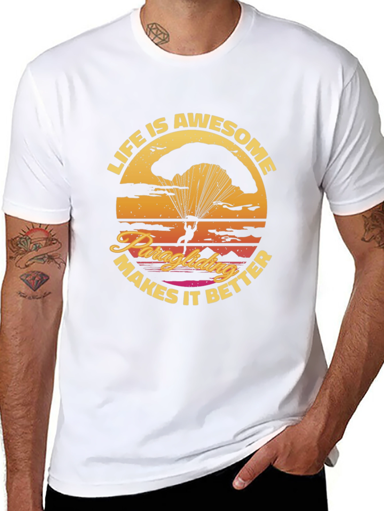 Awesome Paragliding T-Shirt