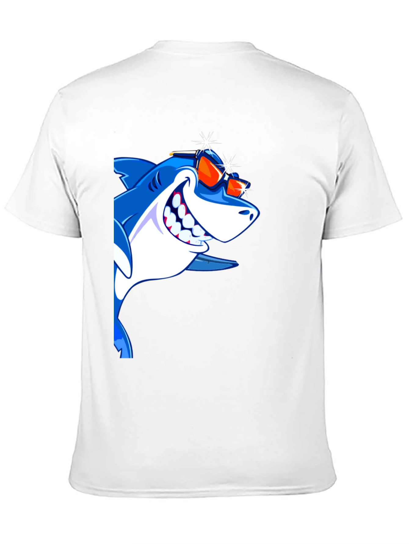 Cool Shark Graphic Tee - Mens Black T-Shirt