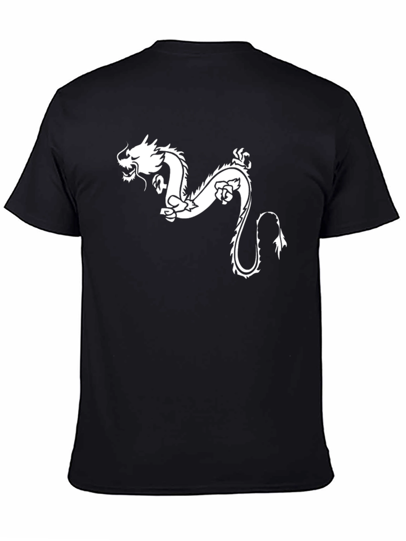 Dragon Graphic Black T-Shirt - Stylish Casual Tee