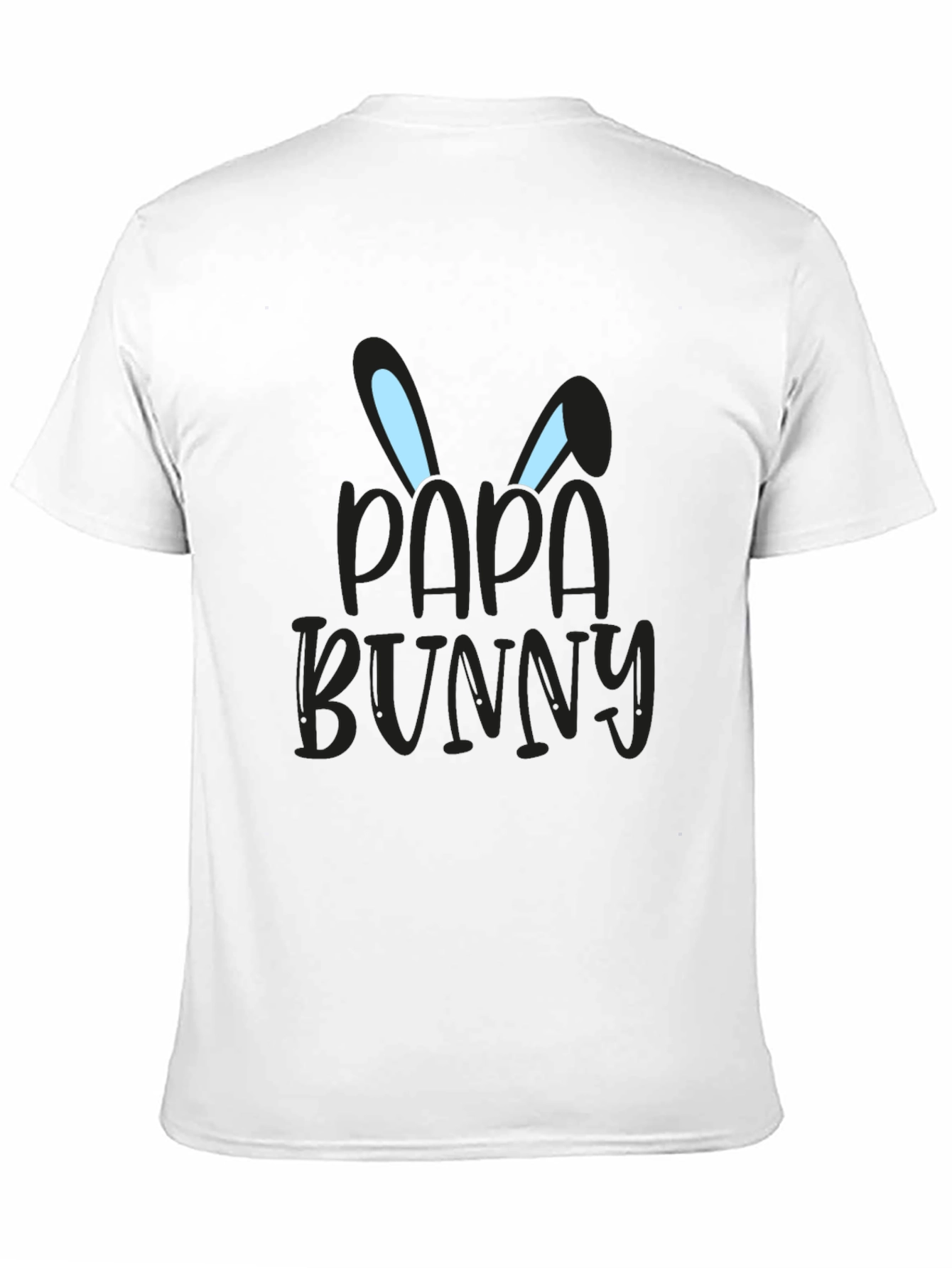 Papa Bunny Graphic Tee - Easter Holiday Apparel