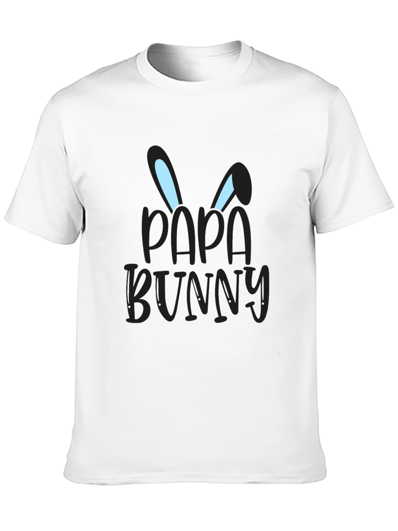 Papa Bunny Graphic Tee - Easter Holiday Apparel