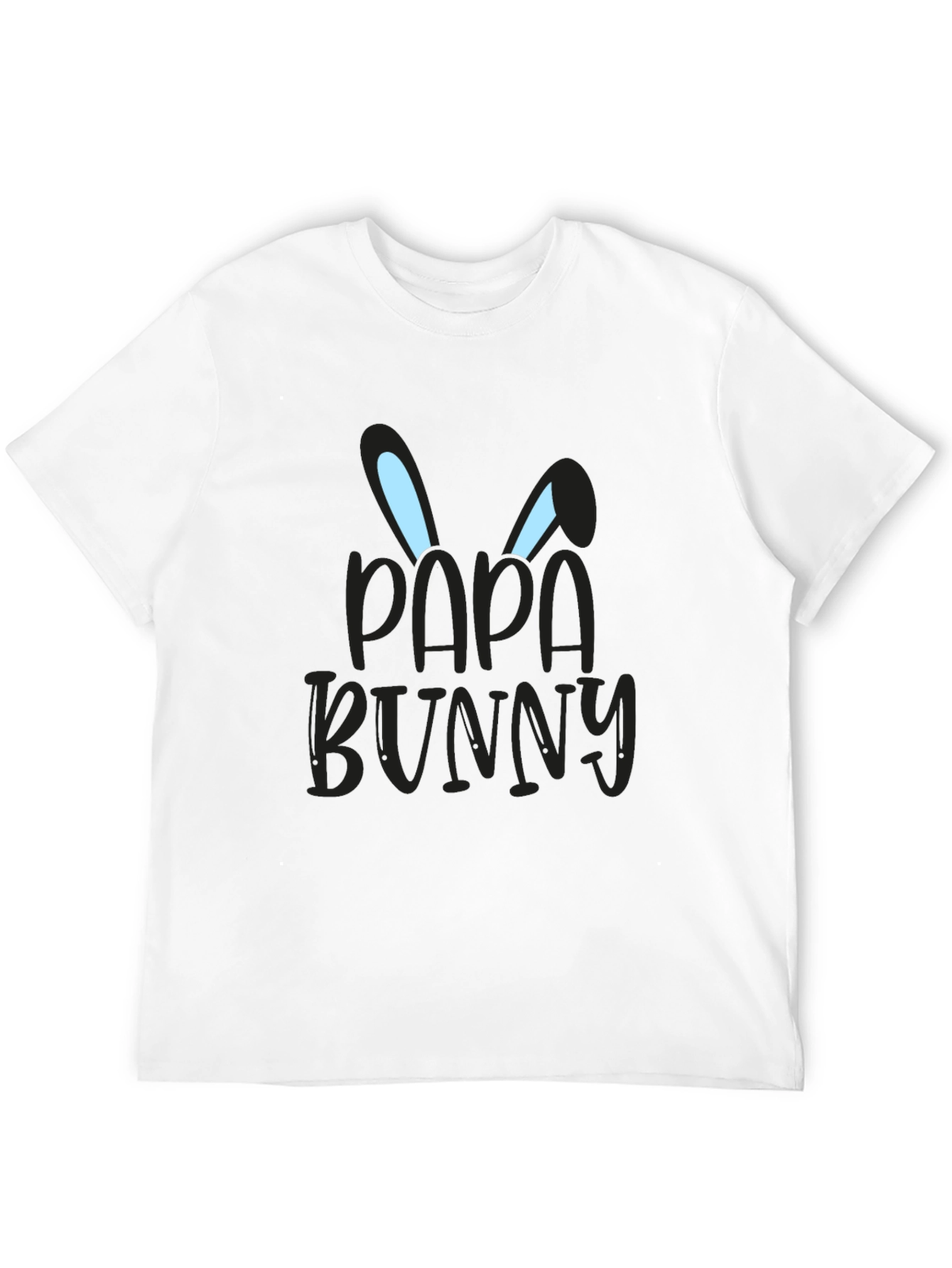Papa Bunny Graphic Tee - Easter Holiday Apparel
