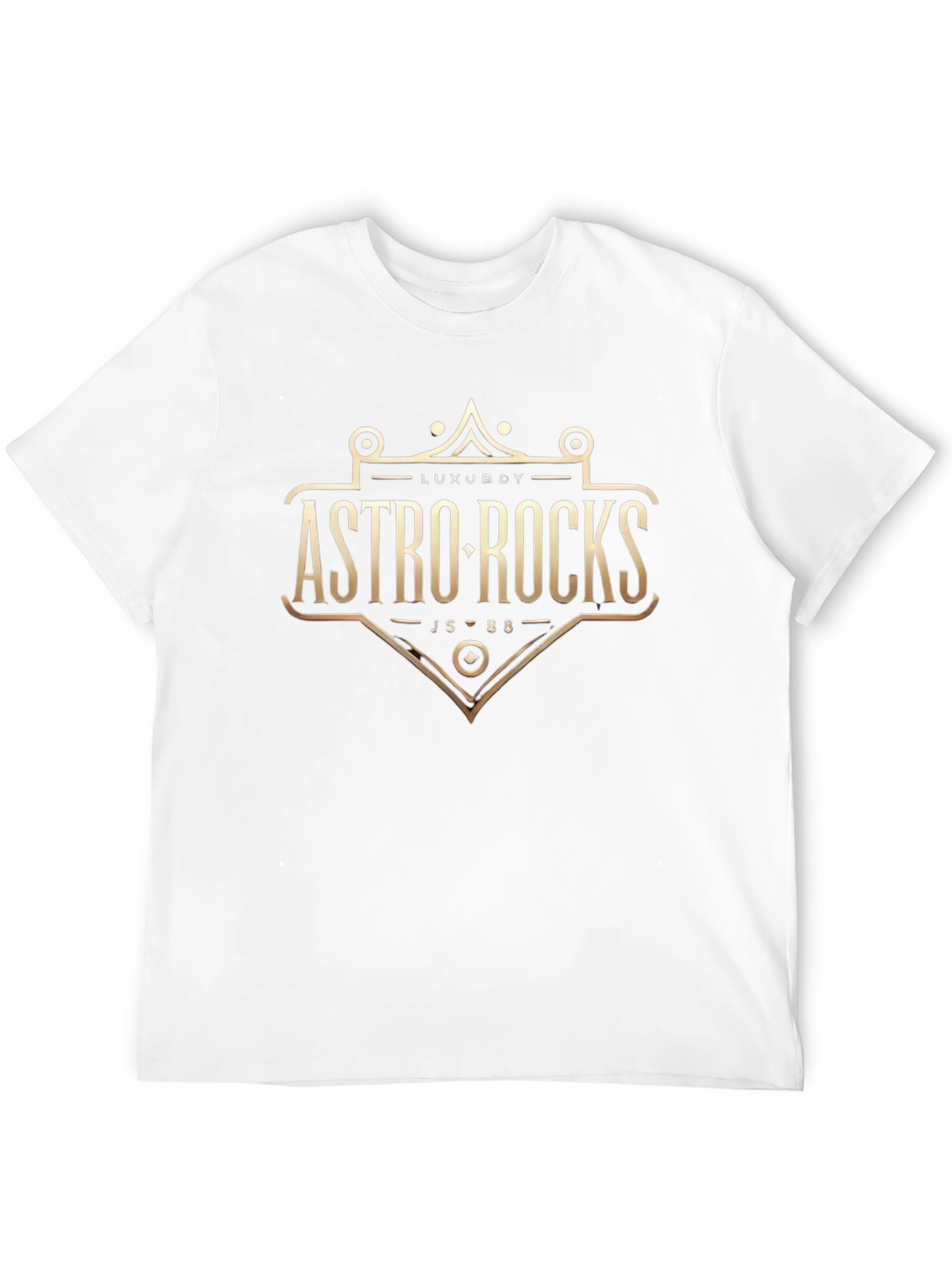 Astro Rocks Graphic Tee - Trendy Black T-Shirt