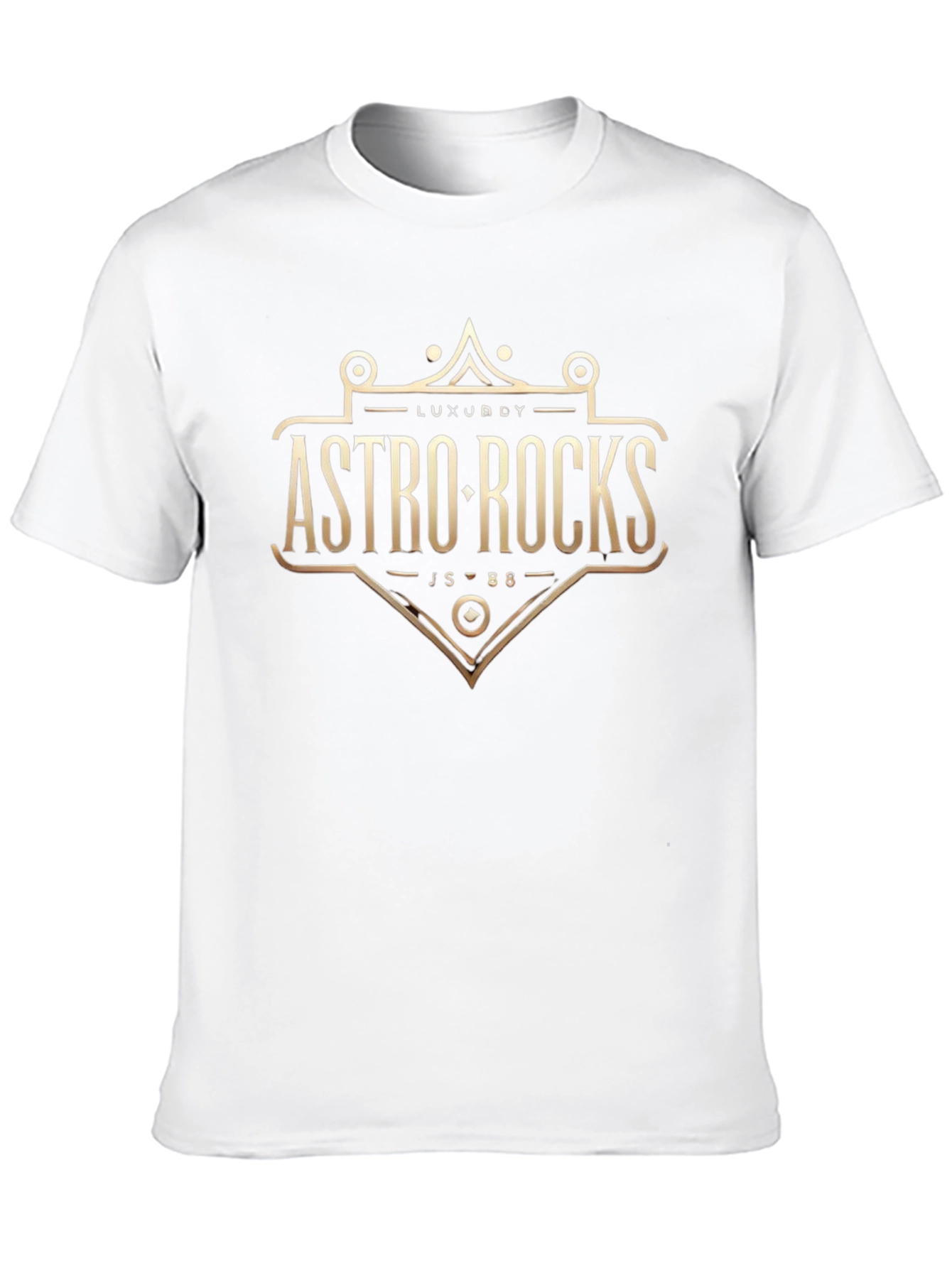 Astro Rocks Graphic Tee - Trendy Black T-Shirt