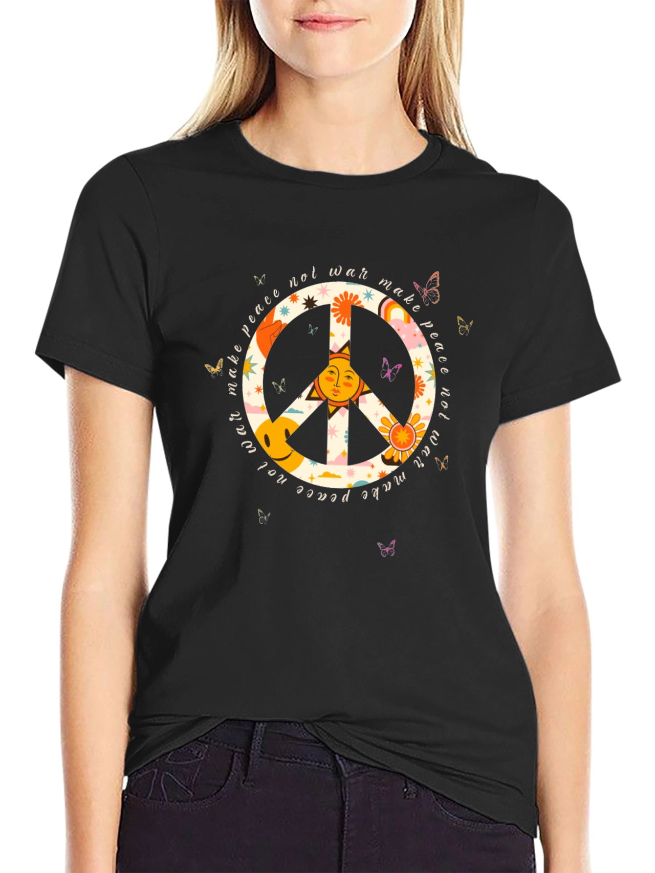 Make Peace Not War Graphic Tee