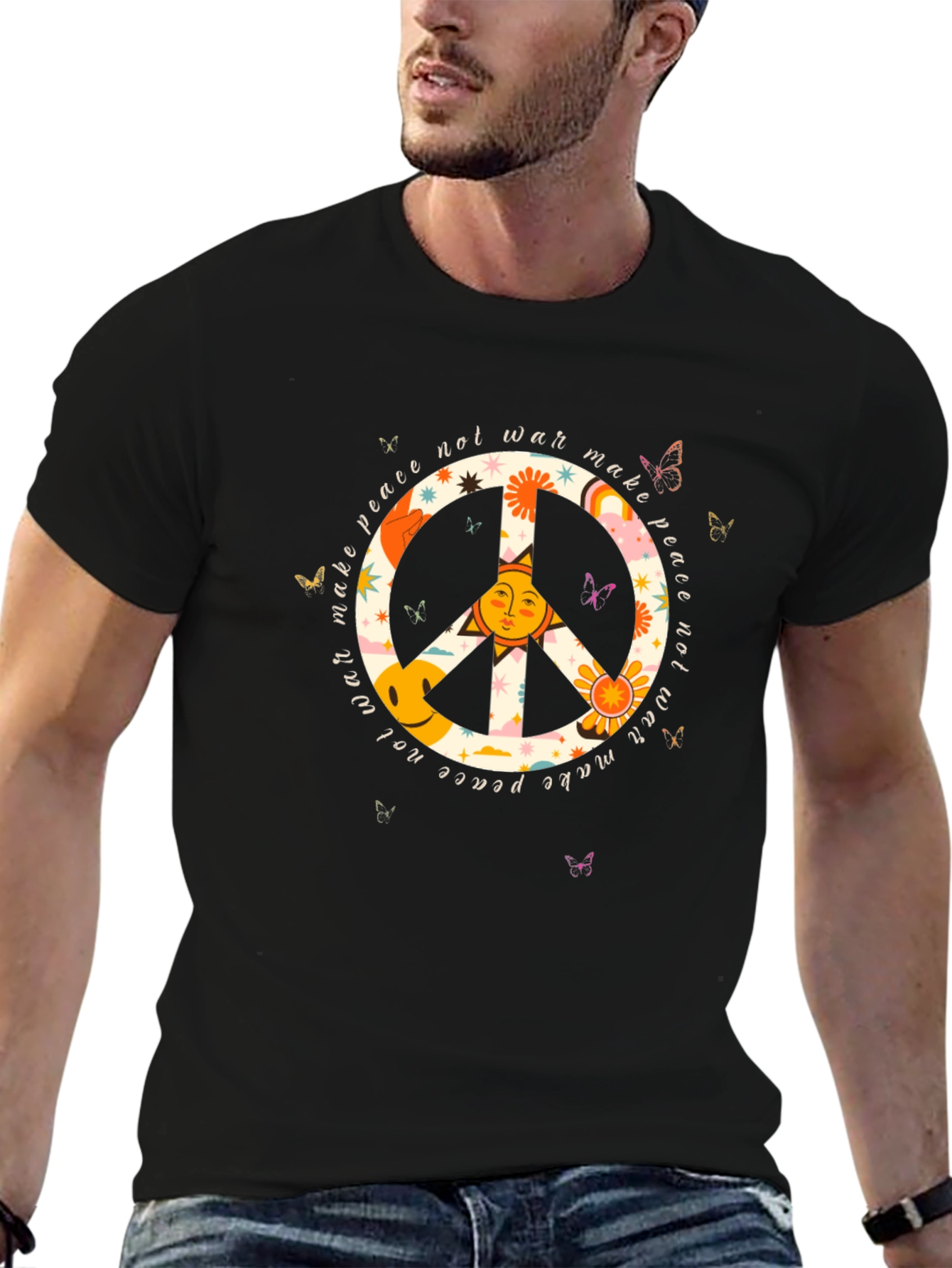 Make Peace Not War Graphic Tee