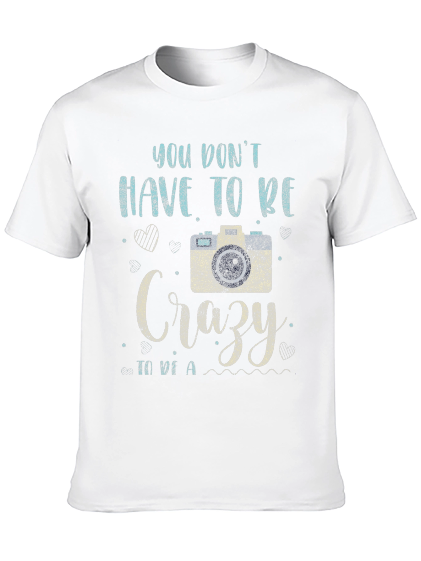 Crazy Photographer T-Shirt - Unique Camera Design