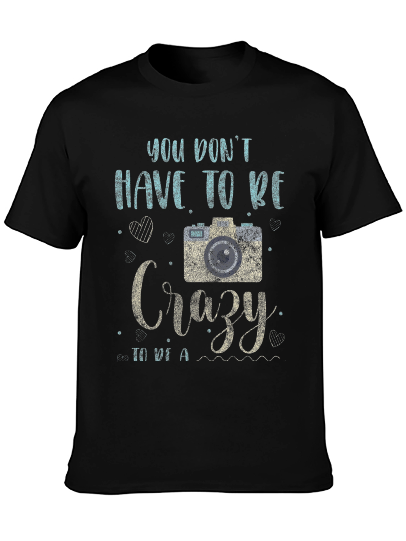 Crazy Photographer T-Shirt - Unique Camera Design
