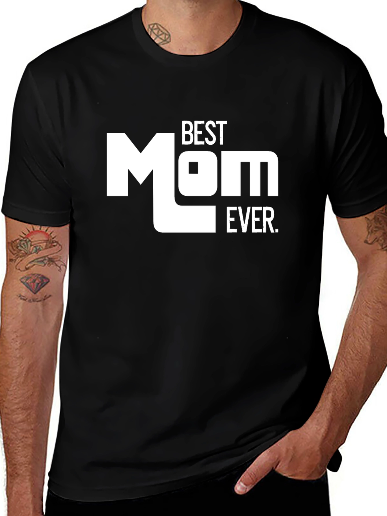 Best Mom Ever T-Shirt - Black Graphic Tee