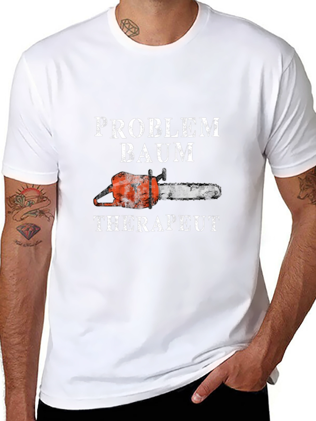 Problem Baum Therapeut T-Shirt - Arborist Tree Surgeon